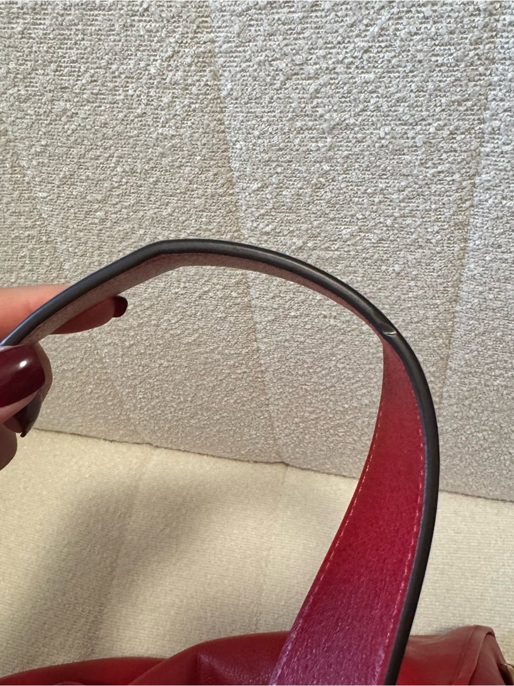 COACH Haversack Scarlet USED - Picture 9 of 11